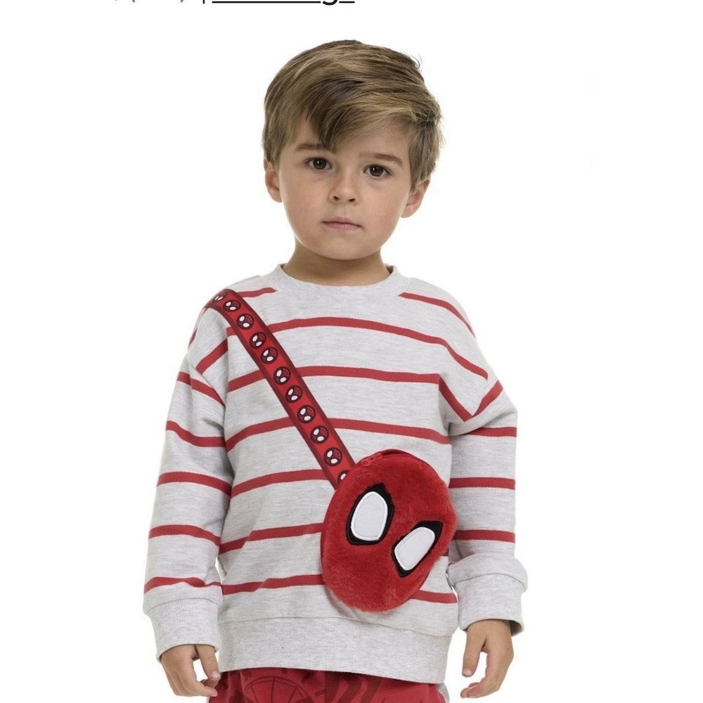 Marvel, Disney Jr, Spidey 2 piece shirt and shorts set with crossbody bag nwt